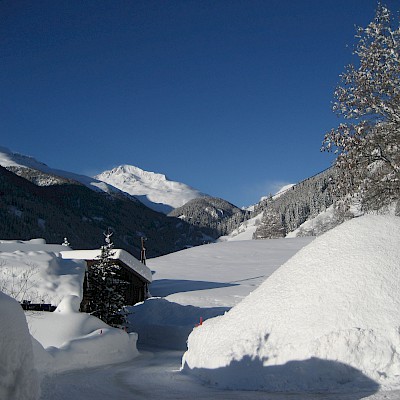 Winter_Defereggental_Osttirol_St.Jakob_Blick Richtung Pfannhorn