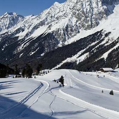 Winter_Defereggental_Osttirol_St. Jakob_Staller Sattel Obersee_Langlauf-Paradies_Blick Richtung Antholz